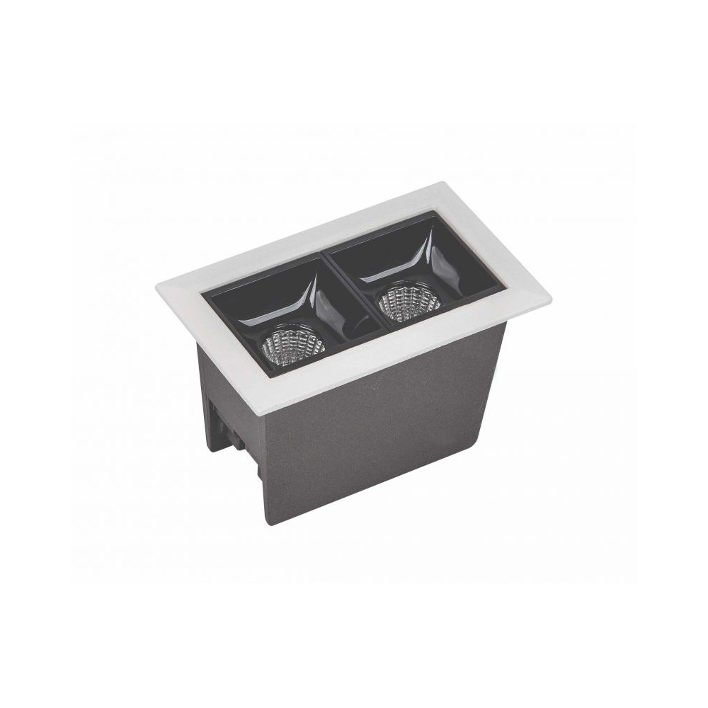 DownRay ZAMBELIS 5W  DESIGN Blanc Sablé et Noir Avec Driver S085
