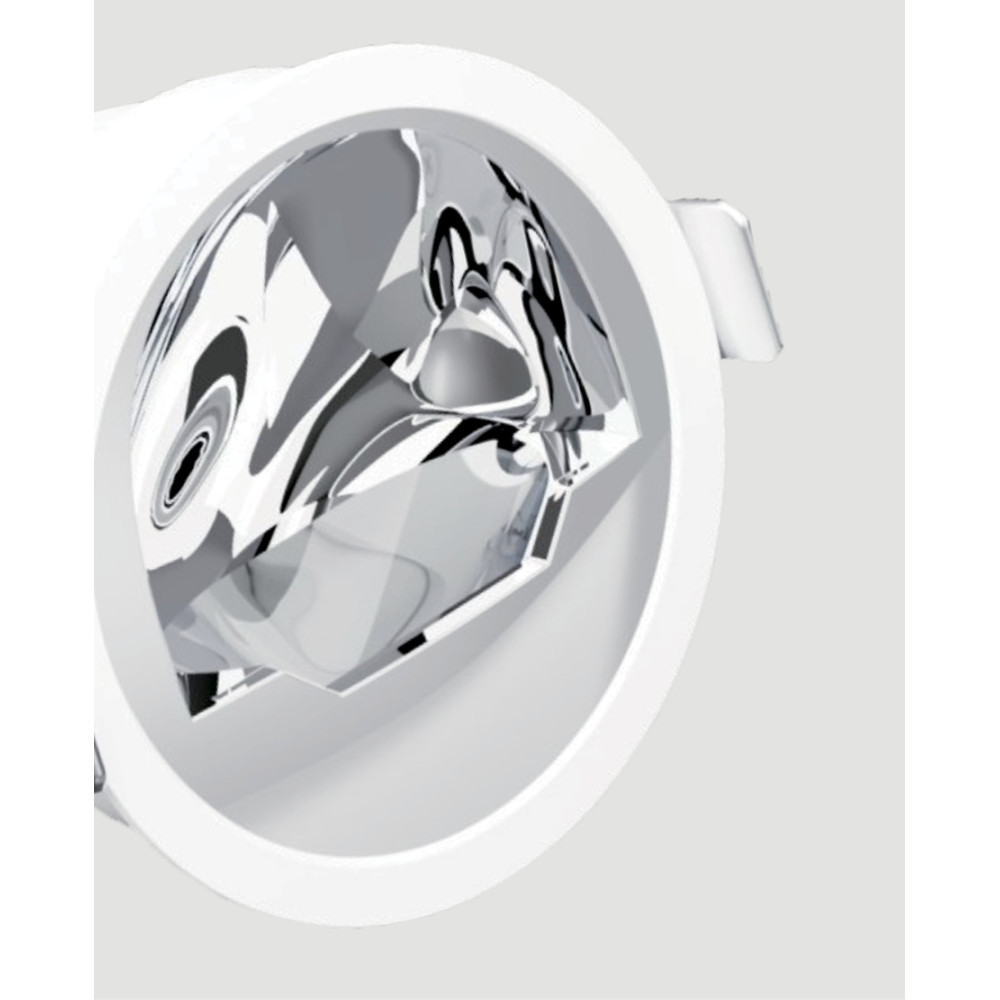 DownRay ZAMBELIS Asymmetrisch 10W DESIGN Weiß Sandgestrahlt Ohne Driver S337