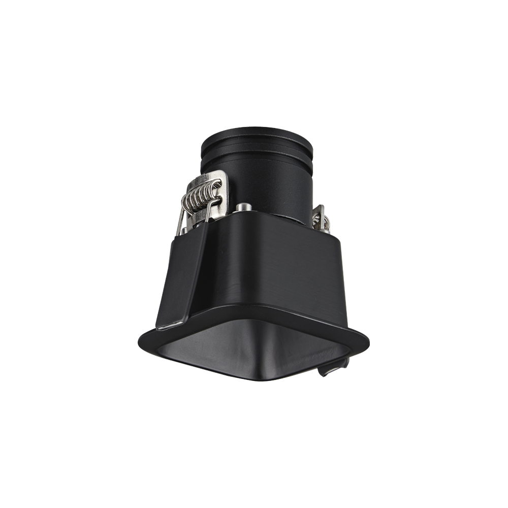 DownRay Quadratisch ZAMBELIS 5W IP54 DESIGN Schwarz Sandgestrahlt Ohne Treiber S347 FS