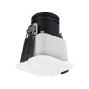 DownRay Square ZAMBELIS 7W IP54 DESIGN Sandblasted White Without Driver S348