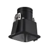 DownRay Square ZAMBELIS 7W IP54 DESIGN Sandblasted Black Without Driver S349