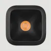 DownRay Quadratisch ZAMBELIS 7W IP54 DESIGN Sandgestrahlt Schwarz Ohne Treiber S349