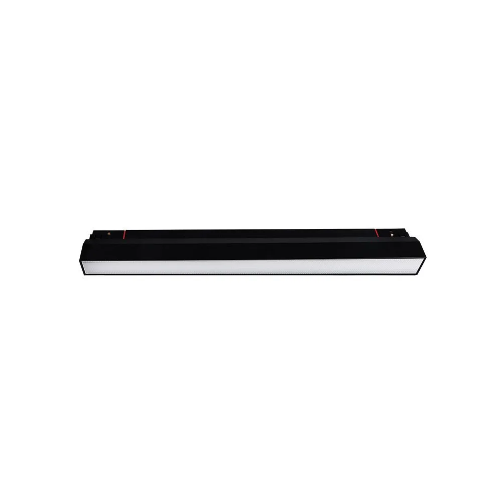 Luminaire Magnétique ZAMBELIS 12W Opale Dimmable DESIGN Noir Sablé 2087