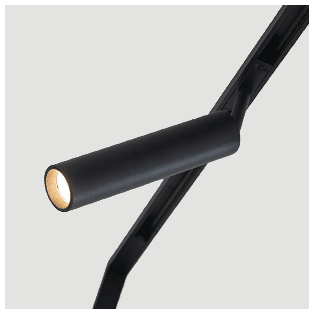 Luminaire magnétique ZAMBELIS D26 5W Dimmable DESIGN Noir Sablé 2094