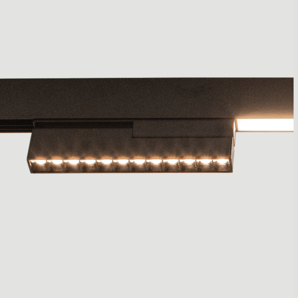 Magnetische Richtbare Lamp ZAMBELIS 12W Dimbaar DESIGN Zandstraal Zwart 20291