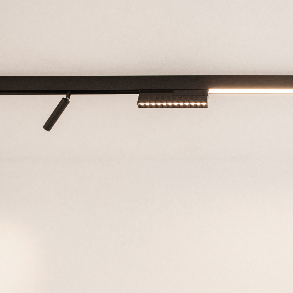Adjustable Dimmable Magnetic Light ZAMBELIS 12W DESIGN Sandblasted Black 20291