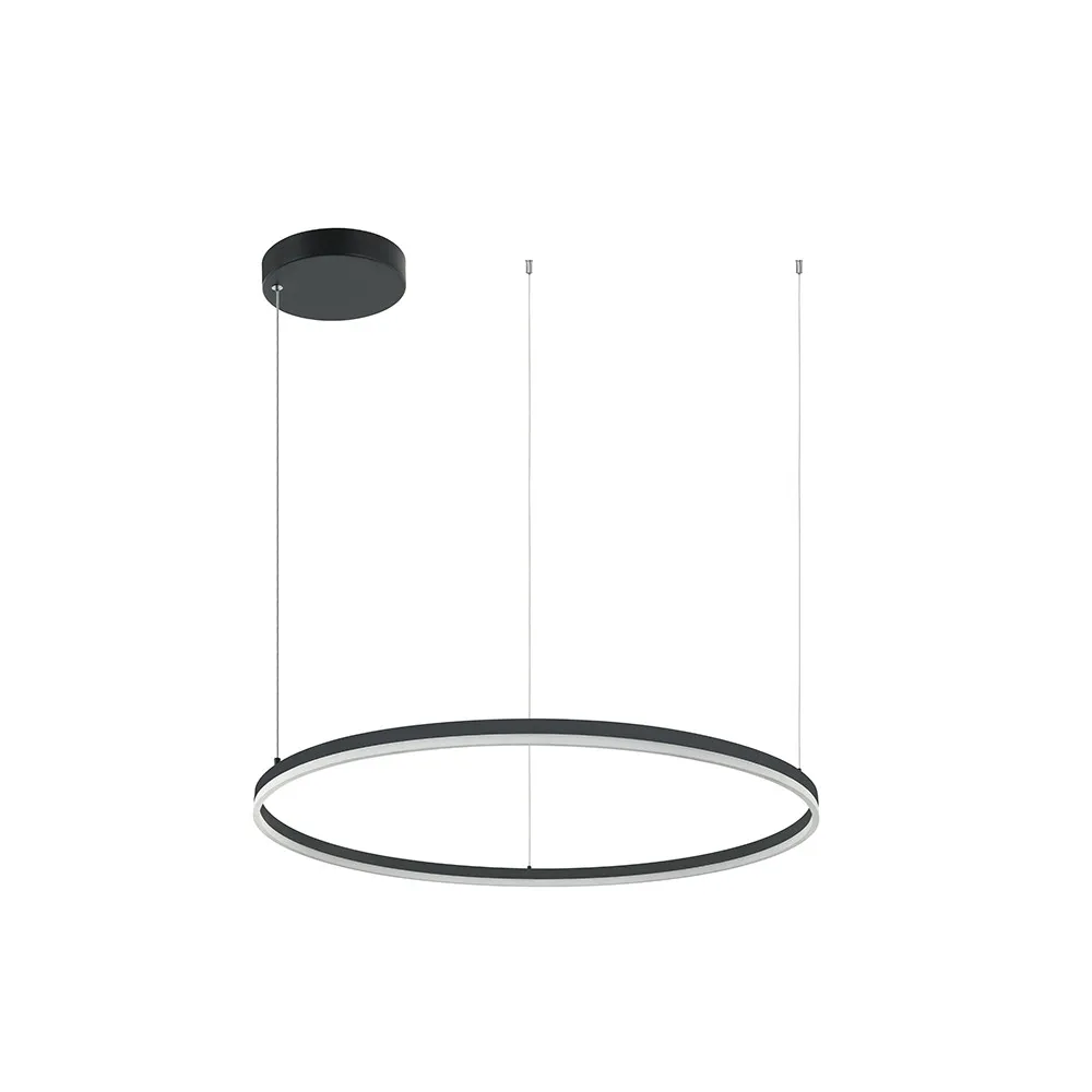 Pendelleuchte ZAMBELIS D1200 83W 4000K Dimmbar DESIGN Mattschwarz