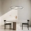 Pendelleuchte ZAMBELIS D1200 83W 4000K Dimmbar DESIGN Mattschwarz