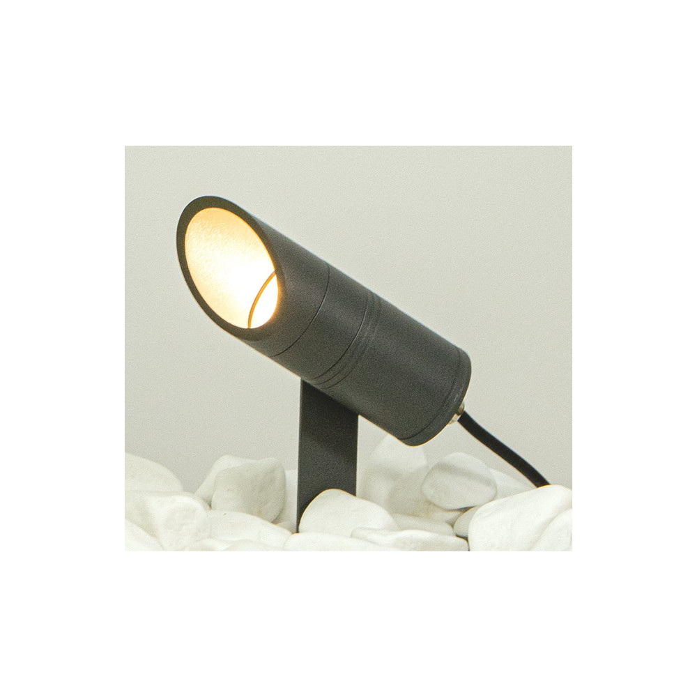 Grondspies Projector ZAMBELIS D56 7W IP65 DESIGN Grafiet E152