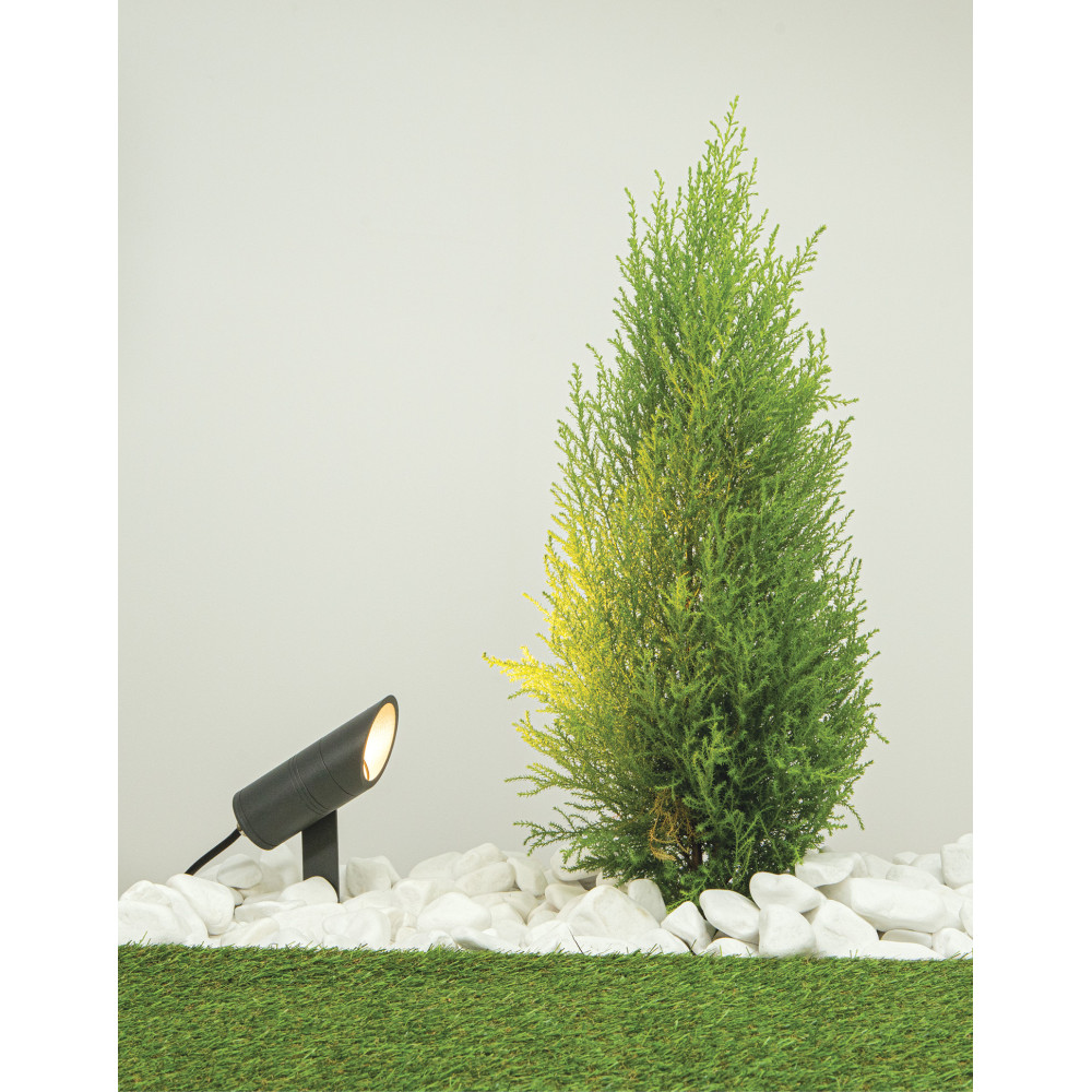Spike Spotlight ZAMBELIS D56 7W IP65 DESIGN Graphite E152