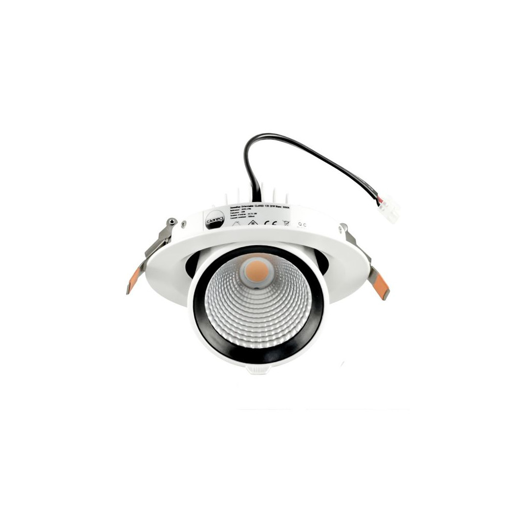 DownRay Orientable CLAREO 20W ADVANCE Blanc Sans Driver