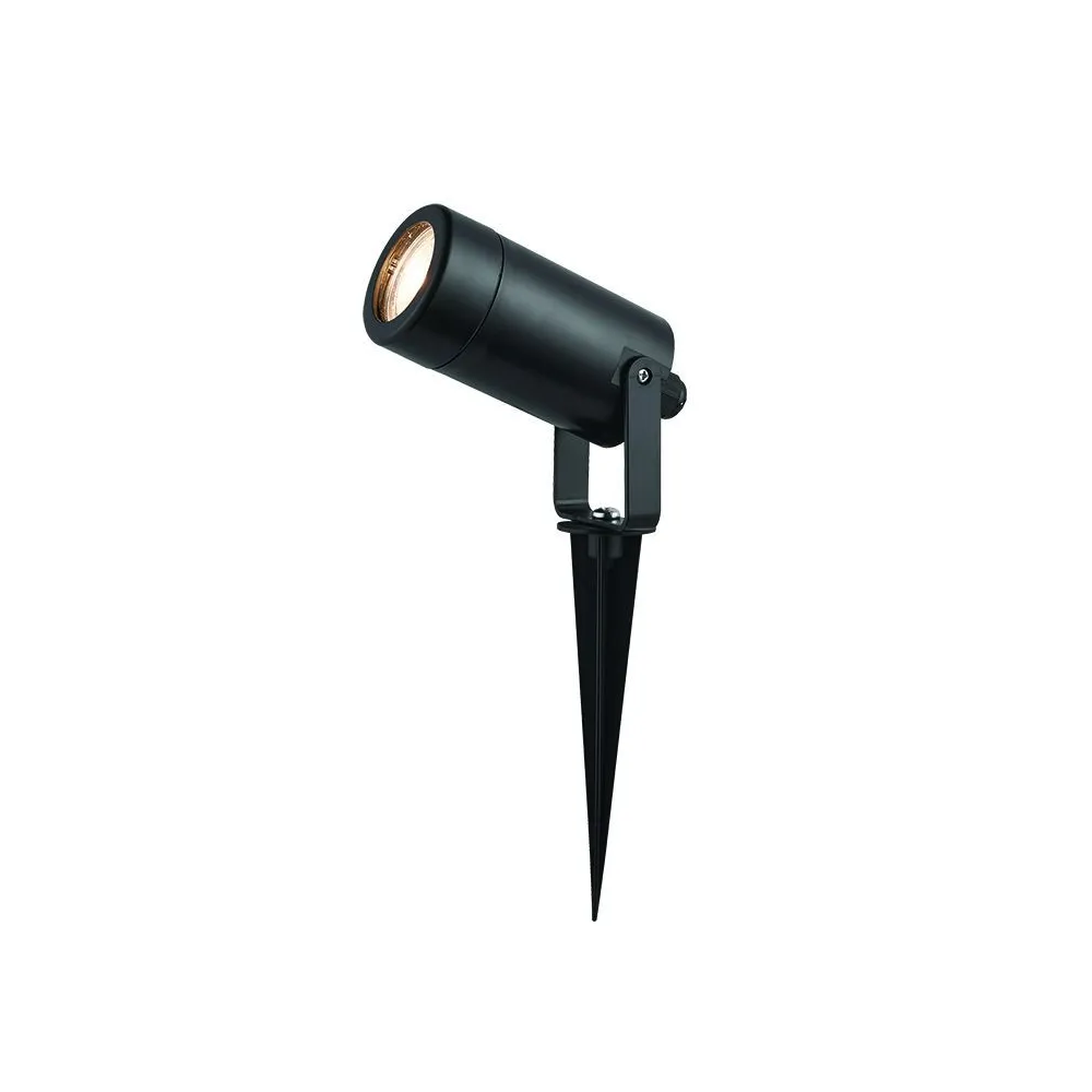 Erdspießstrahler ZAMBELIS D60 GU10 IP54 DESIGN Schwarz Ohne Leuchtmittel E312