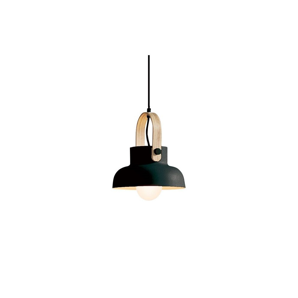 Hanglamp ZAMBELIS D235 E27 DESIGN Zwart Mat Zonder Lichtbron 18191