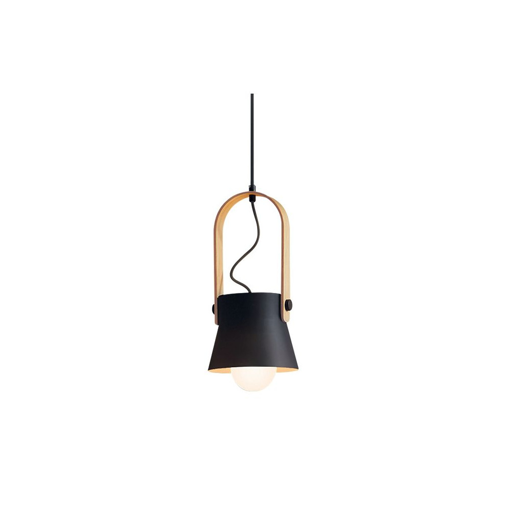 Pendelleuchte ZAMBELIS D160 E27 DESIGN Schwarz Matt Ohne Leuchtmittel 18192