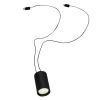 DownRay ZAMBELIS Plug&Play D60 5W Dimmable DESIGN Zwart Zandkleurig 19168
