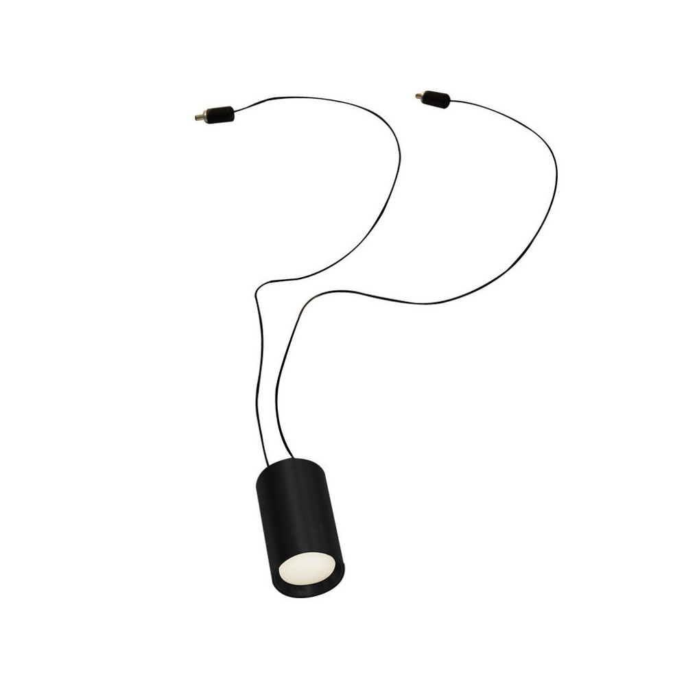 DownRay ZAMBELIS Plug&Play D60 5W Dimmable DESIGN Zwart Zandkleurig 19168