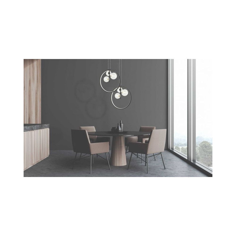 Hanglamp ZAMBELIS D400 3xG9 DESIGN Zwart Zandgeblazen Zonder Lichtbron 22064 FS