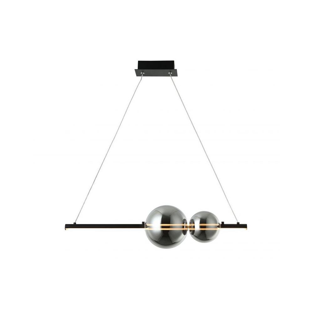 Pendant Light ZAMBELIS 11W DESIGN Matte Black 22109