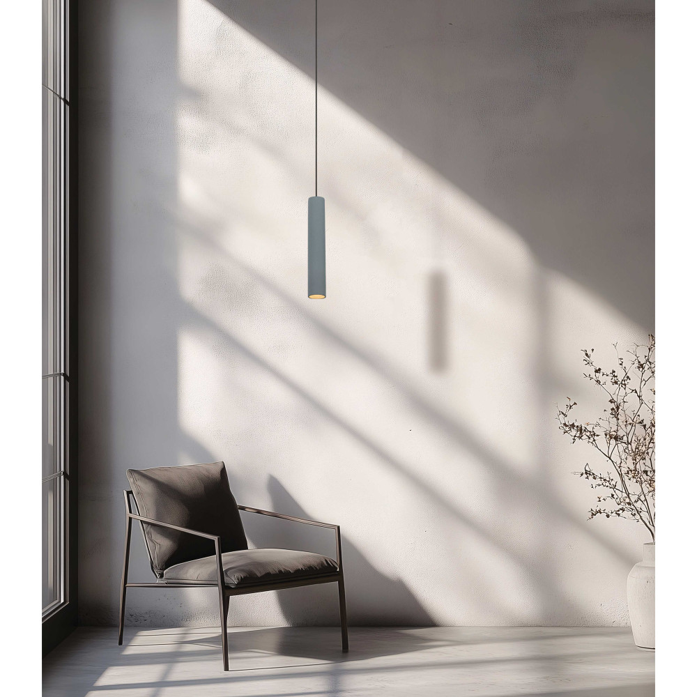 Hanglamp ZAMBELIS D70 GU10 DESIGN Beton Zonder Lichtbron 180024