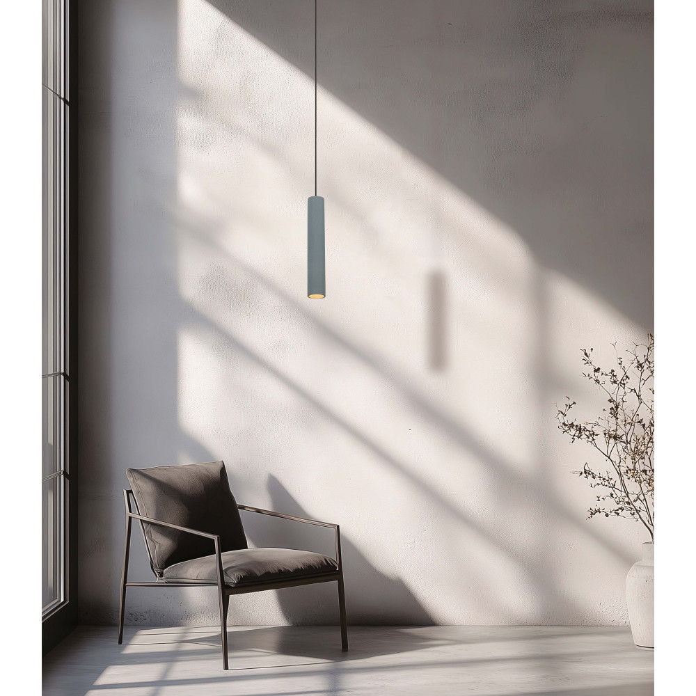 Hanglamp ZAMBELIS D70 GU10 DESIGN Beton Zonder Lichtbron 180024