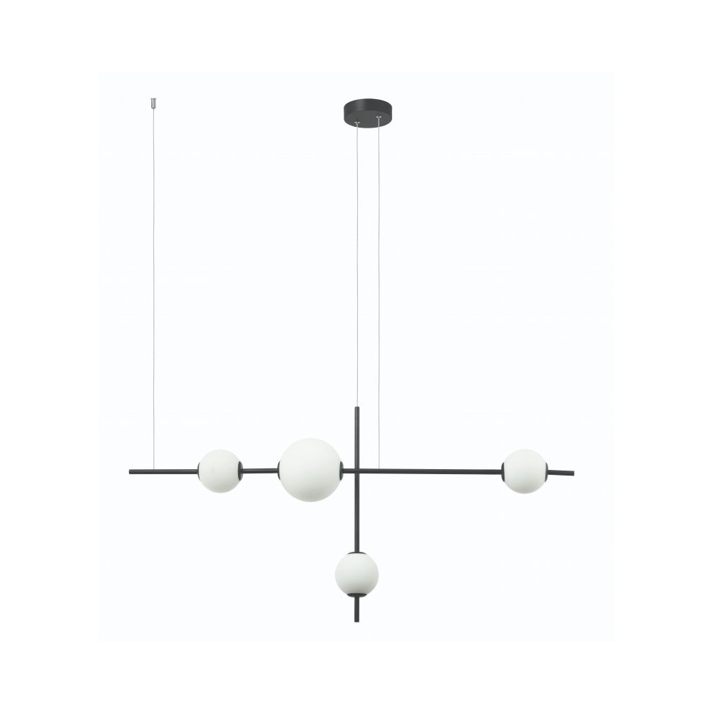 Hanglamp ZAMBELIS 18W DESIGN Mat Zwart 20131