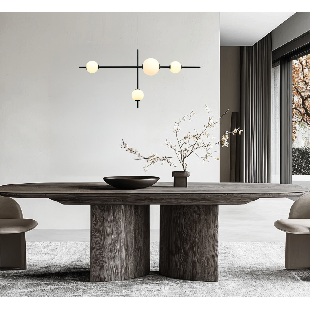 Hanglamp ZAMBELIS 18W DESIGN Mat Zwart 20131