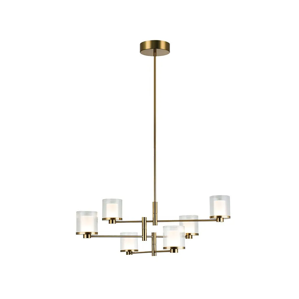 Suspension ZAMBELIS 42W Dimmable DESIGN Doré 23019