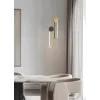 Pendant Light ZAMBELIS D100 13W Dimmable DESIGN Matte Black and Gold 23101