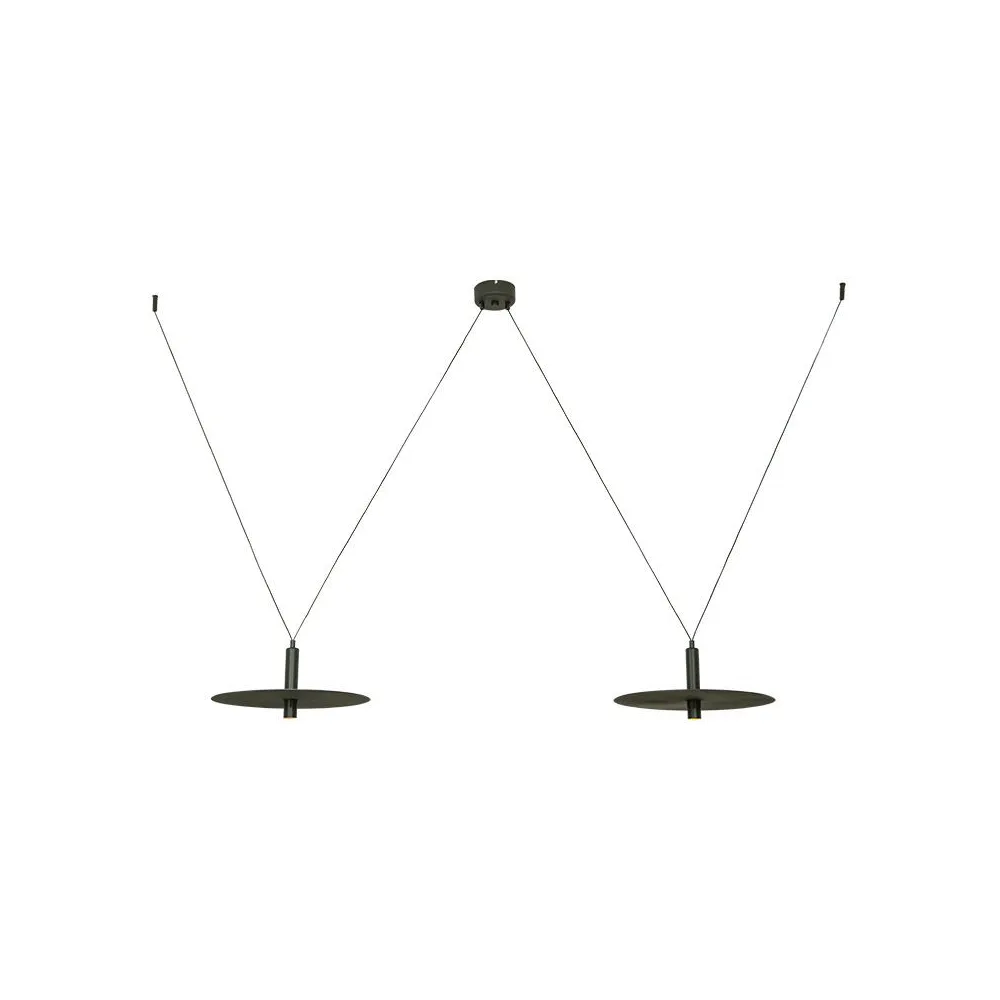 Suspension ZAMBELIS 14W DESIGN Noir Mat 23227