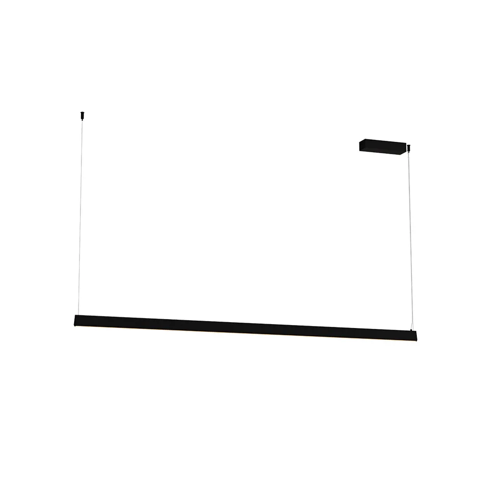 Pendelleuchte ZAMBELIS 152cm 32W Dimmbar DESIGN Sandgestrahlt Schwarz 2556
