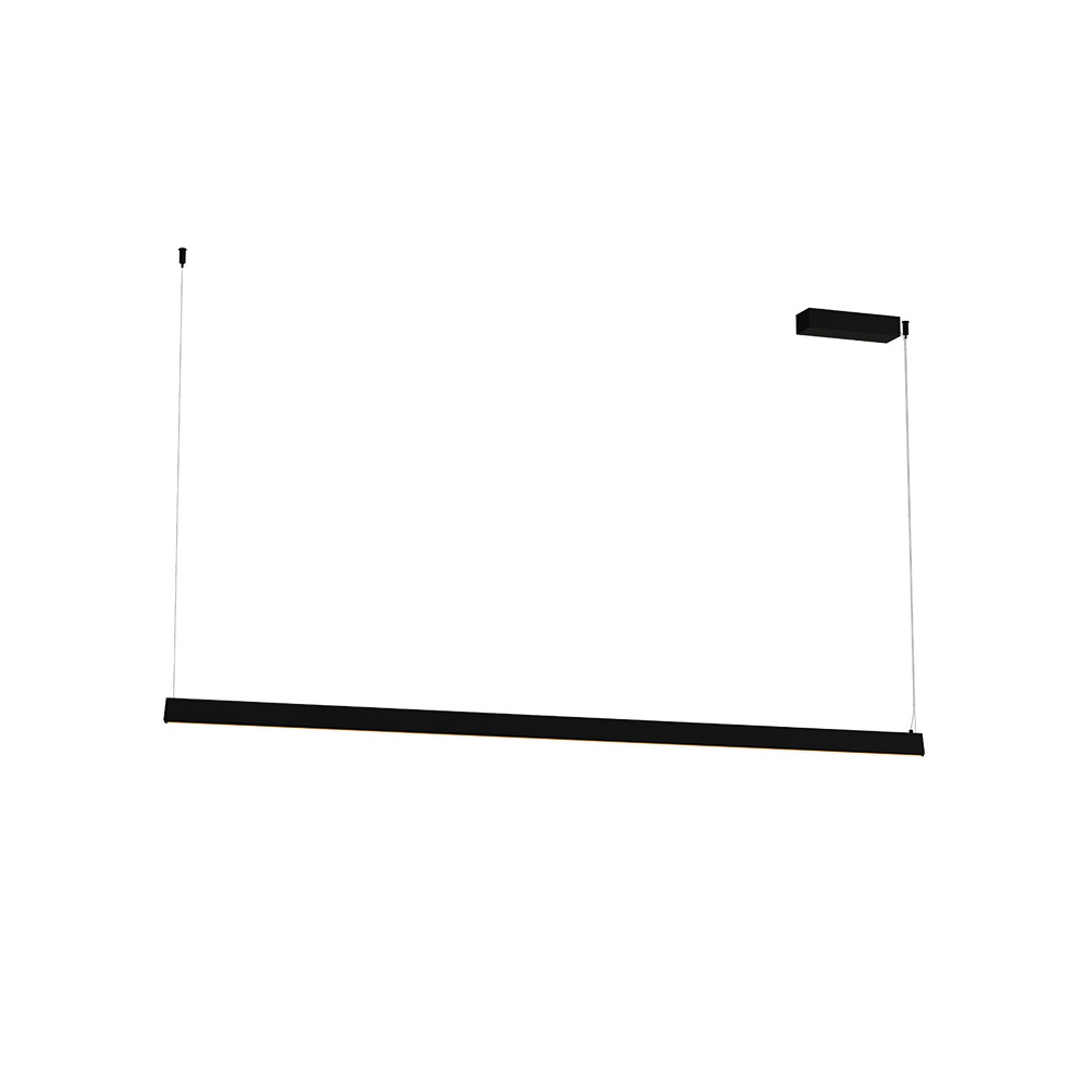 Suspension ZAMBELIS 152cm 32W Dimmable DESIGN Noir Sablé 2556