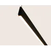 Hanglamp ZAMBELIS 152cm 32W Dimbaar DESIGN Gesatineerd Zwart 2556