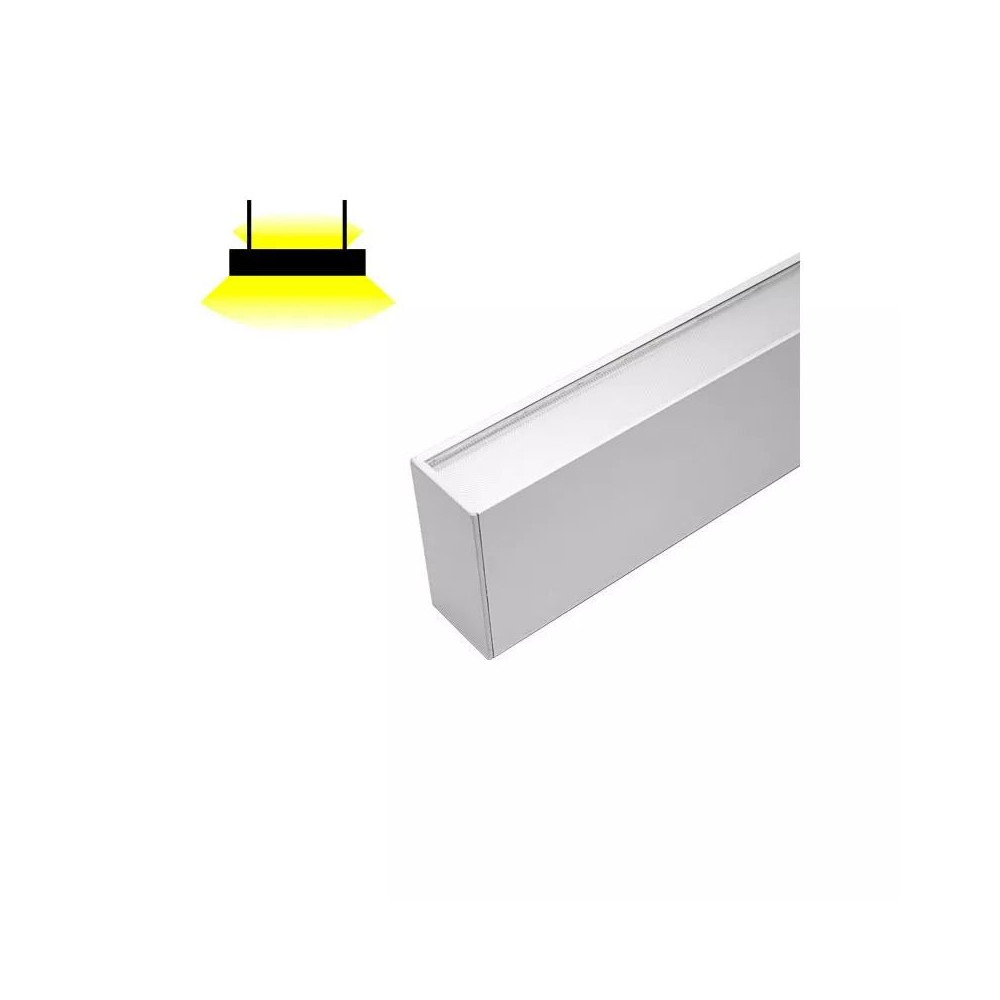 LineLED CLAREO 100x50 120cm 20W 120lm/W Interconnecté Direct/Indirect ADVANCE 2 Blanc