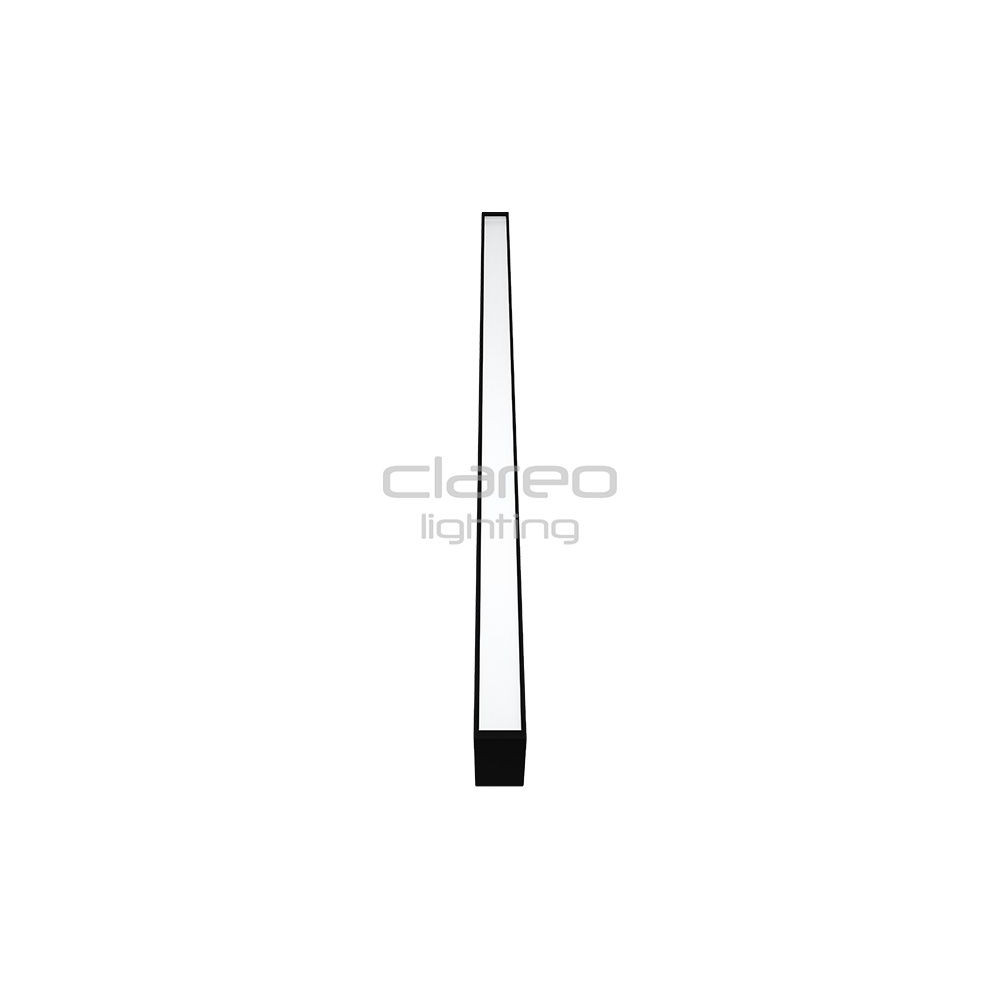 LineLED CLAREO 100x50 150cm 30W 120lm/W Verbunden ADVANCE 2 Schwarz