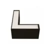 L-Connector for LineLED CLAREO Interconnected ADVANCE 2 Black