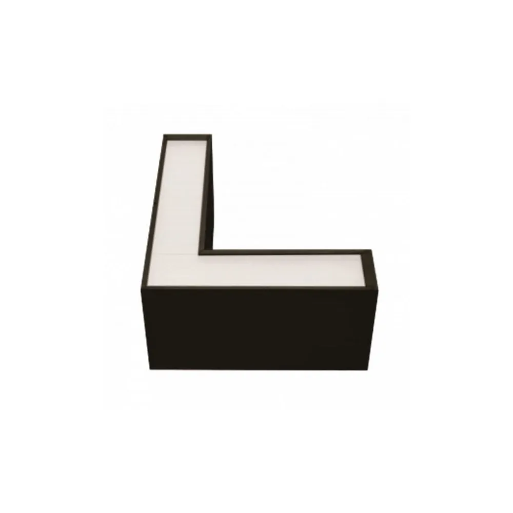 L-Connector for LineLED CLAREO Interconnected ADVANCE 2 Black