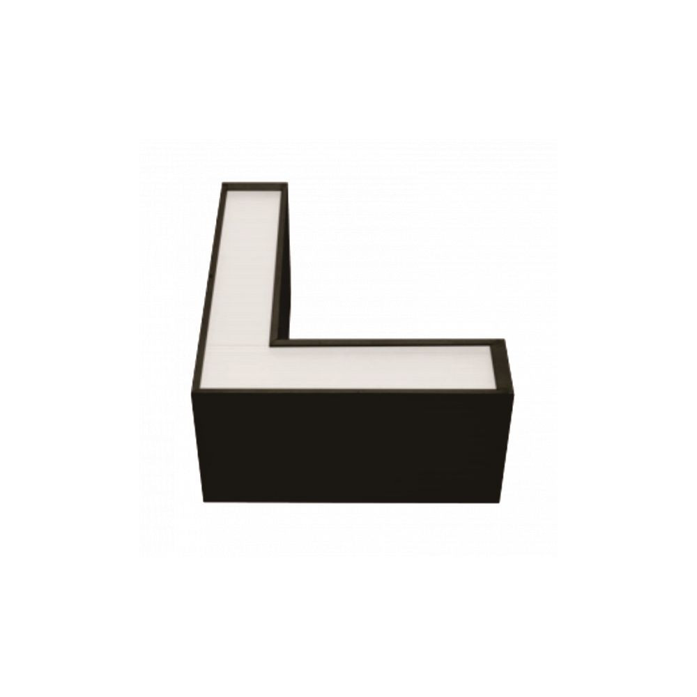 L-Connector for LineLED CLAREO Interconnected ADVANCE 2 Black