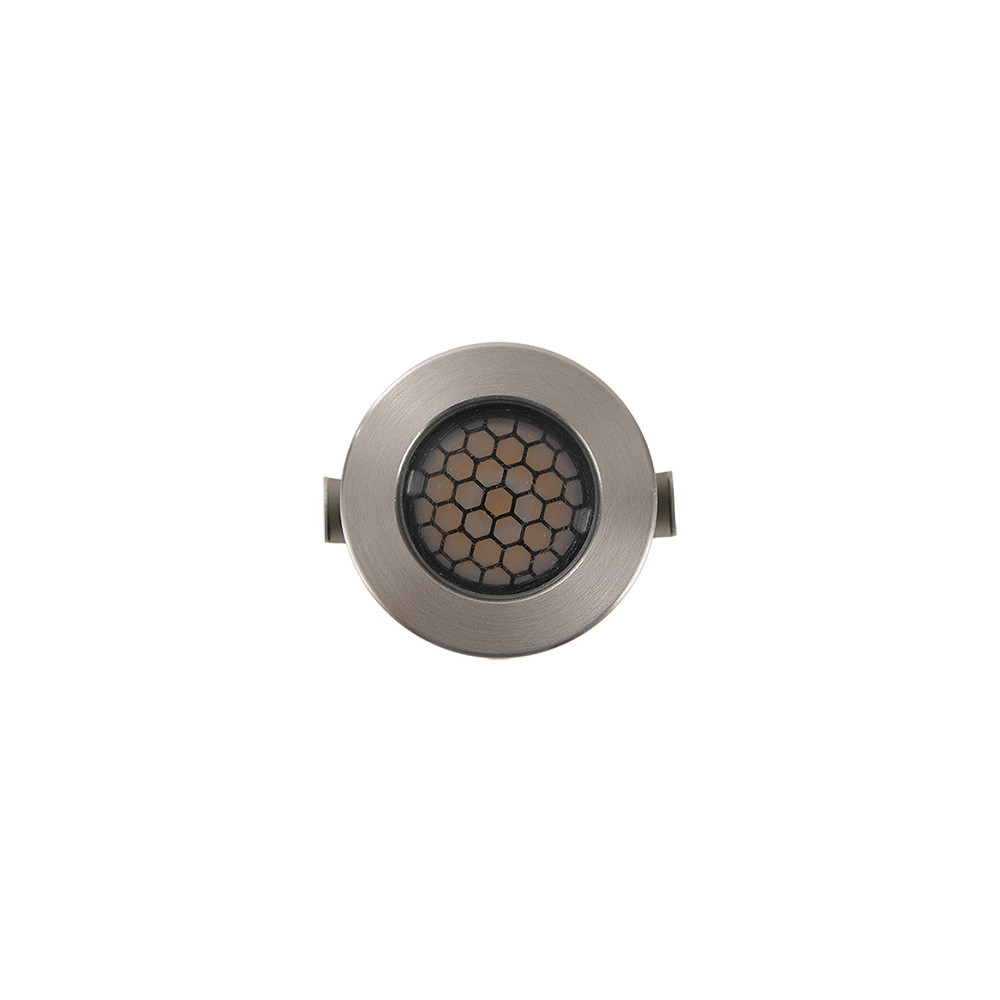 Ground Recessed Light ZAMBELIS D35 1W 24V 10° IP67 DESIGN Stainless Steel Driverless