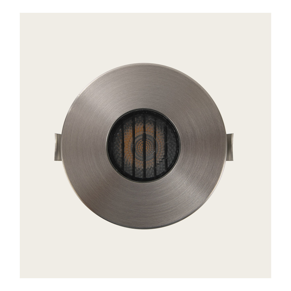 Encastré de Sol ZAMBELIS D65 3W 24V 10x60° IP67 DESIGN Inox Sans Driver FS