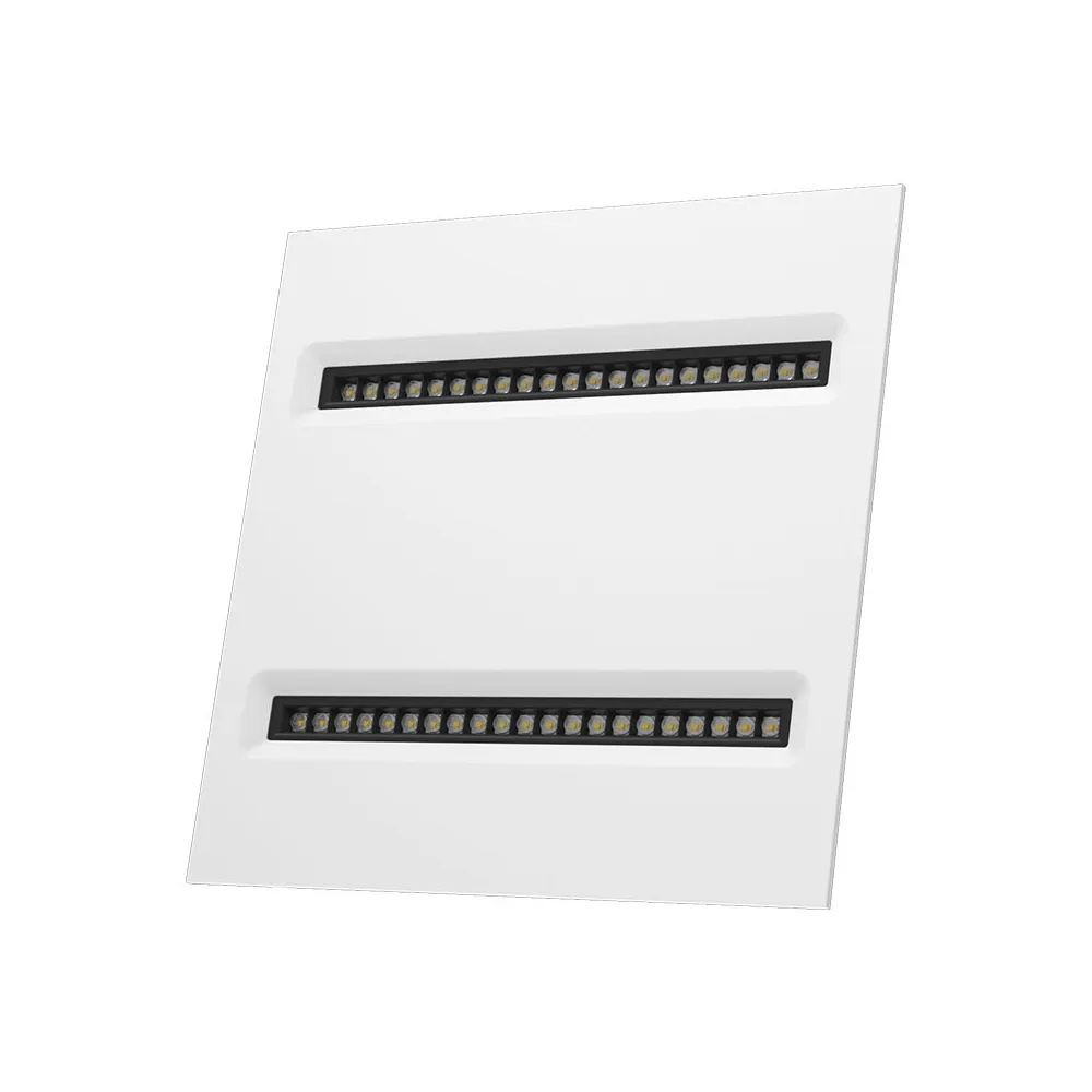 Panel Optic CLAREO 600x600 20W TECH 2 Blanc Modules Noir