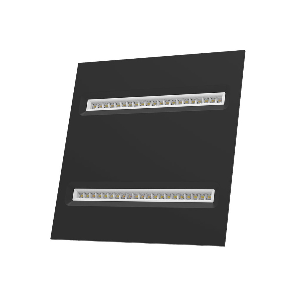 Panel Optic CLAREO 600x600 20W TECH 2 Schwarz Module Weiß