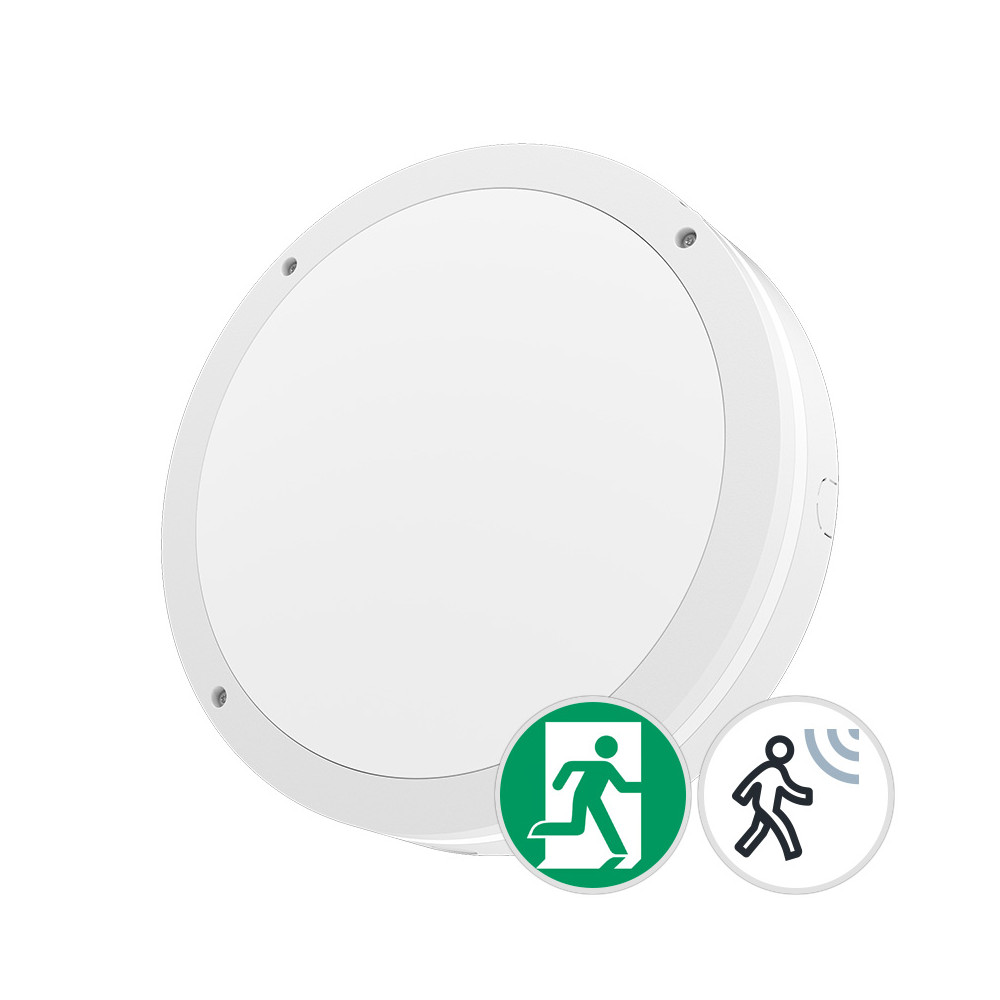 DomeLED Astral Emergency Détecteur CLAREO 18W DESIGN Blanc