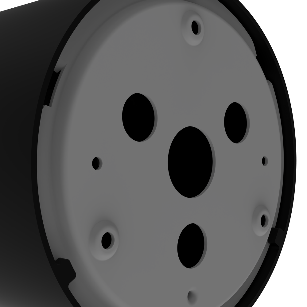 DownRay Surface CLAREO 10W 120lm/W DESIGN 2 Black Without Driver