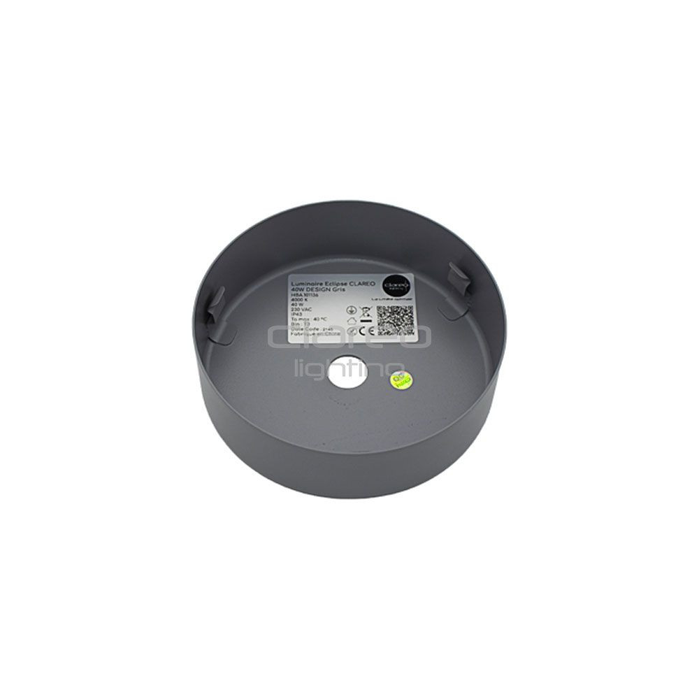 Armatuur Eclipse CLAREO 20W DESIGN Grijs FS