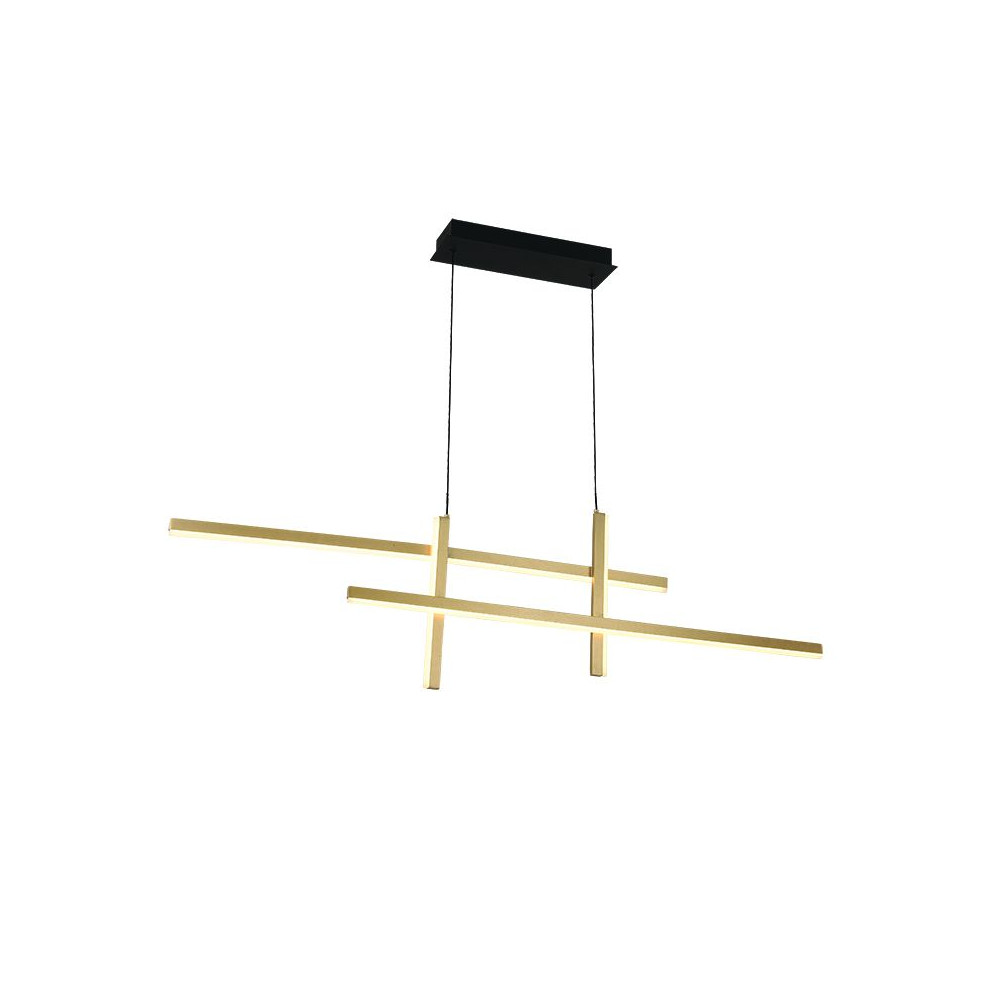 Hanglamp ZAMBELIS 41W DESIGN Mat Goud 22022