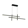 Hanglamp ZAMBELIS 41W DESIGN Zandstraal Zwart 22023