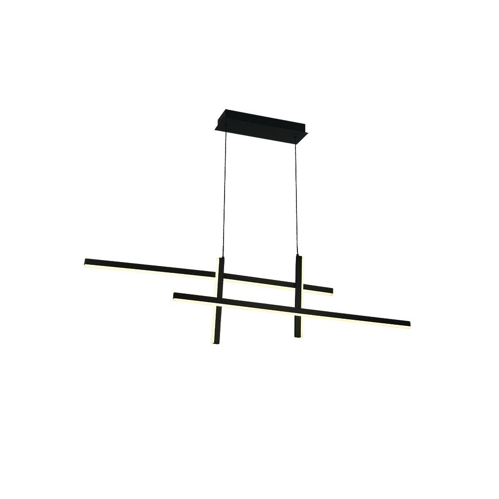 Pendelleuchte ZAMBELIS 41W DESIGN Sand Schwarz 22023