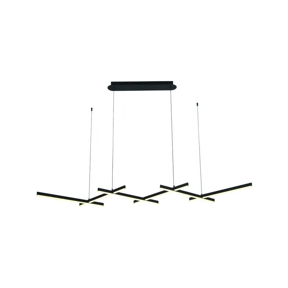 Suspension ZAMBELIS 98W DESIGN Noir Mat 1948