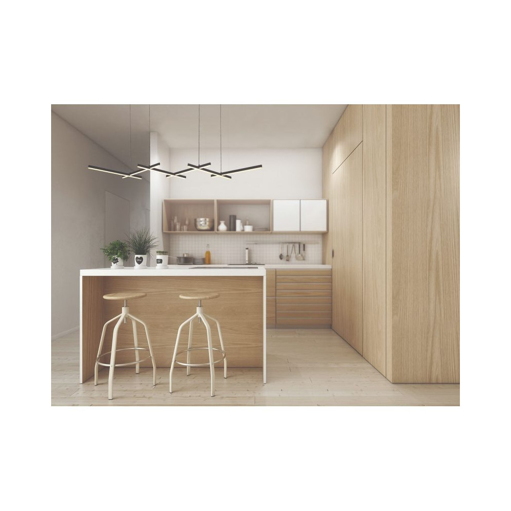 Hanglamp ZAMBELIS 85W DESIGN Mat Zwart 1948