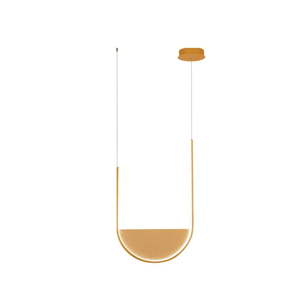 Pendelleuchte ZAMBELIS 20W Dimmbar DESIGN Mattgold 23167 FS
